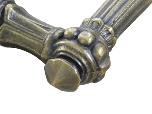 Set of door hardware - PZ - brass patinated - robust