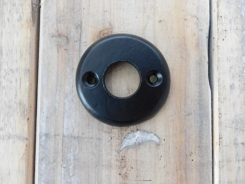 Set of door hardware - for internal doors - black - weatherproof
