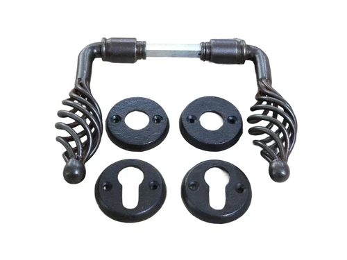 Set door hardware nostalgia - PZ cylinder - retro door hardware