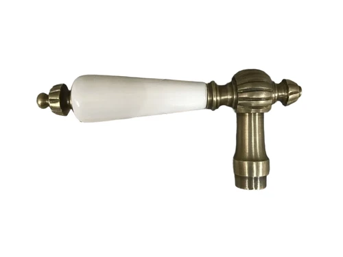 Set of door hardware for room doors - BB - brass with ceramic handles