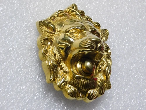 Doorbell Lion - 9.5 x 8 cm - Brass