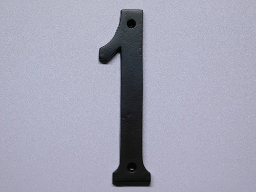 House number 1 - Extra Large - Black