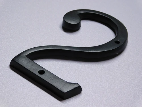 House number 2 - Extra Large - Black