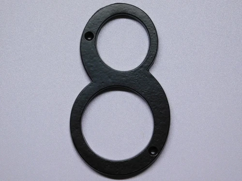 House number 8 - Extra Large - Black