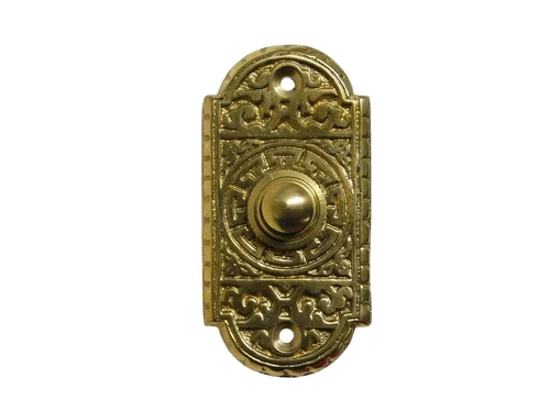 Elegant Doorbell - 8 x 4 cm - Brass