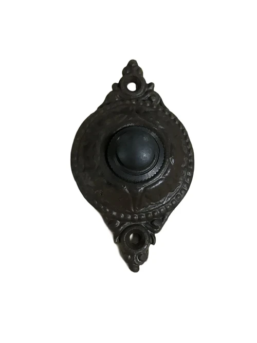 Doorbell - wilhelminian style - antique iron brown