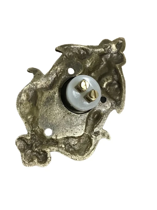 Doorbell Angel - brass patinated