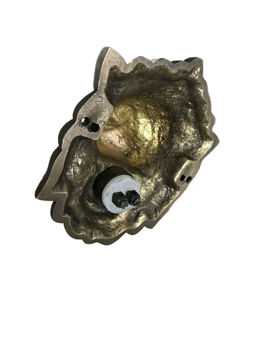 Doorbell Lion - Antique Brass - Lion's Head