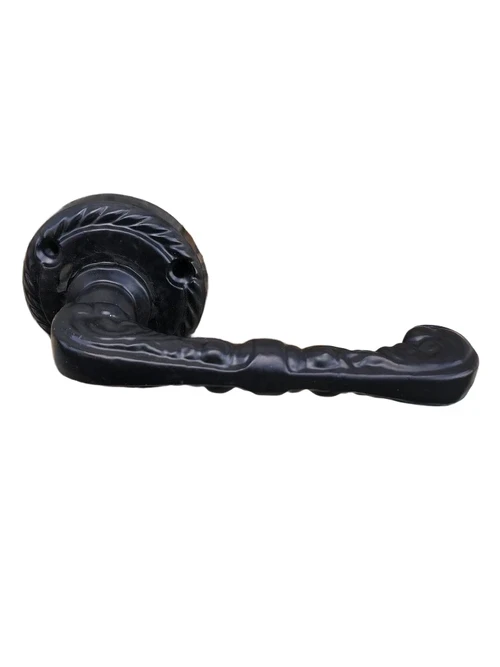 Deurbeslag-set-BB-Fancy black, degelijke set.