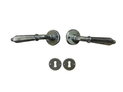 Set of door hardware - antique brass finish - for internal doors