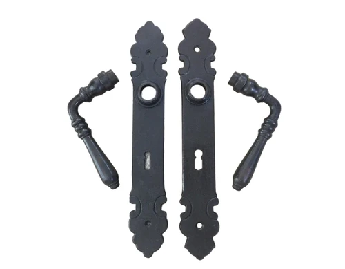 Set of door hardware Cate - for room doors - antique iron brown - BB