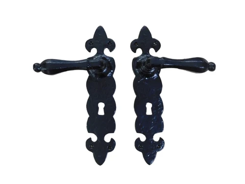 Set of door hardware for internal doors - iron - black - BB72