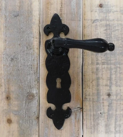 Set of door hardware for internal doors - iron - black - BB72