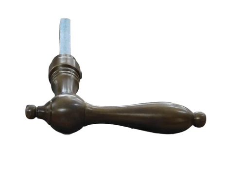 Art-nouveau stijl deurbeslagset met mooie messing deurplaten, PZ72!