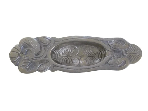 Handle - patinated brass - for sliding doors