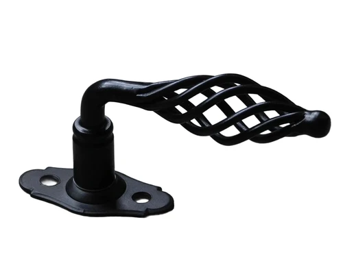 Window handle black - turn/tilt - wrought iron 