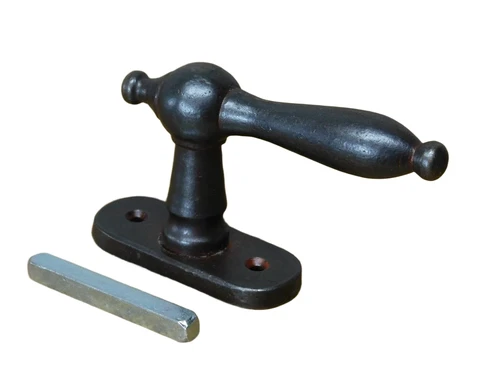 Window catch - antique iron rusted - window handle