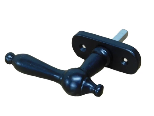 Window lock - black - iron - window handle