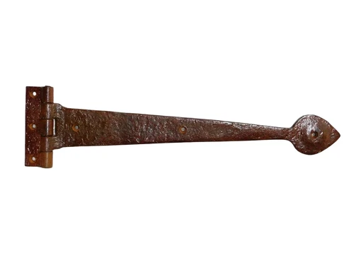 Hinge - Cast iron - Rust with Clear Lacquer