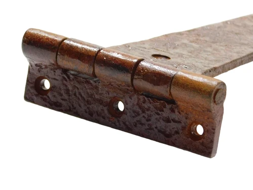 Hinge - Cast iron - Rust with Clear Lacquer