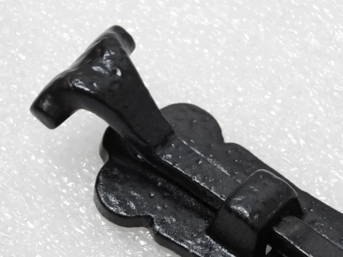 Schuifslot Smeedijzer - 16,5 cm - Zwart