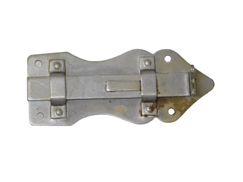 Decorative sliding lock - 9.5 cm - Antique look