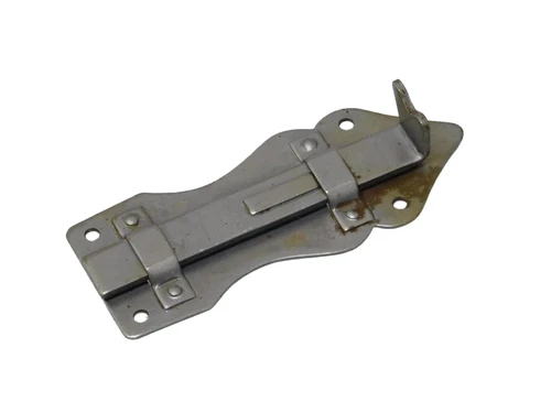 Decorative sliding lock - 9.5 cm - Antique look