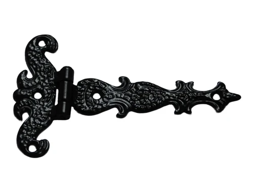 Decorative Furniture Hinges - Black - Set of 2