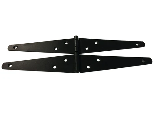 Gepoedercoat stalen- scharnieren set - zwart