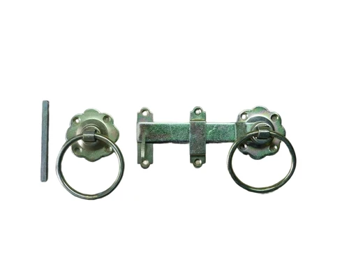Ring gate closure - yellow zinc-plated - steel