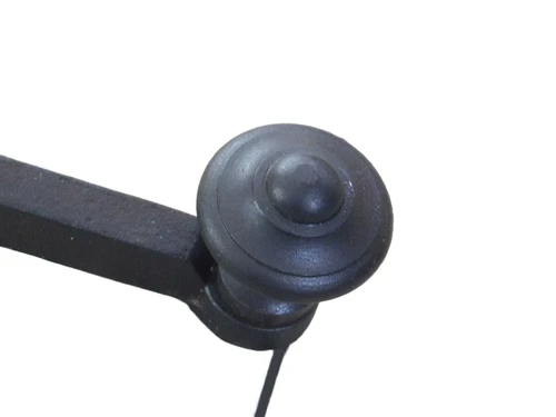 Sliding lock brown - cast iron