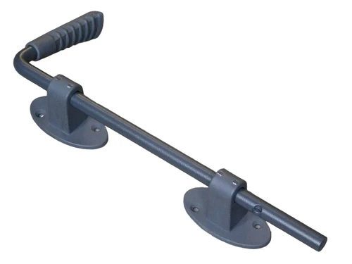 Tail bolt - Anthracite - 40 cm - Steel - Ground bolt
