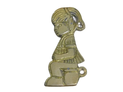 Toilet door plates toilet door sign - brass - for toilet, boy + girl
