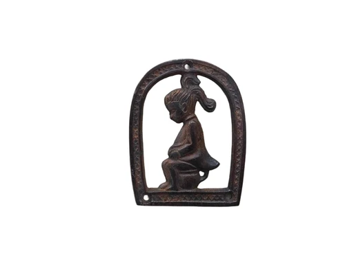 Set Toilet signs, * Boy and Girl *, metal powder coating