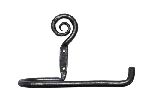 Toilet roll holder Spirala - Hand-forged - Iron