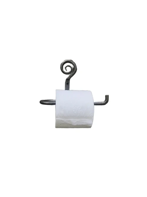 Toilet roll holder Spirala - Hand-forged - Iron