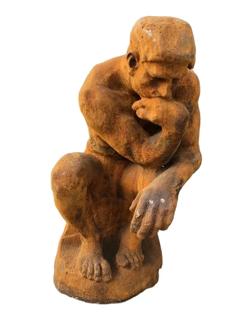 1 Sculpture - cast iron statue, the thinker, very beautiful statue!!