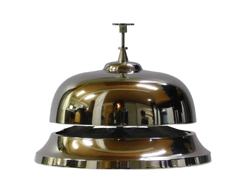 Counter bell XL - ⌀ 20 cm - Nickel-plated aluminium