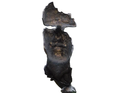 Statue the Whisperer - 40 cm - Bronze - with Marble base