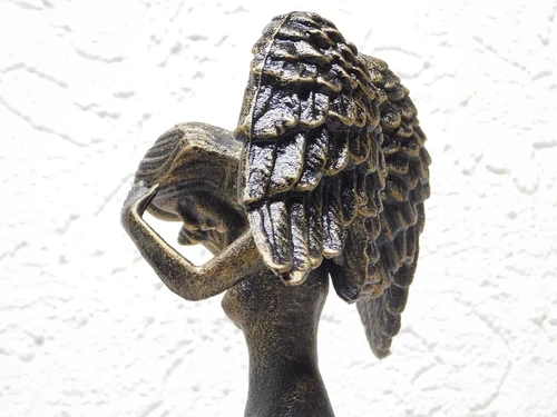 Statue Naked Angel - 38 cm - Cast iron