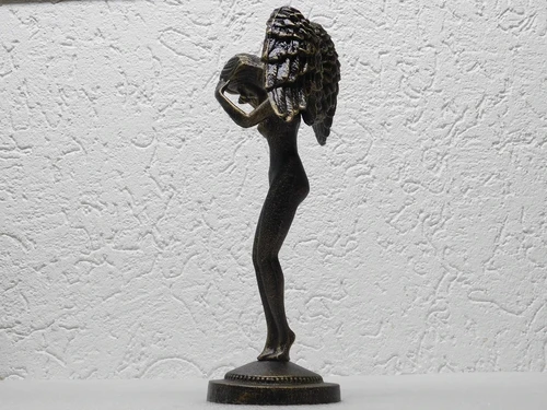 Statue Naked Angel - 38 cm - Cast iron