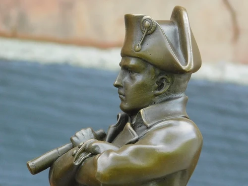 Statue Napoleon - Bronze - on Marble Base