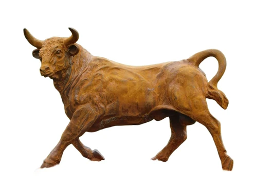 Statue Bull - Cast iron - Solid
