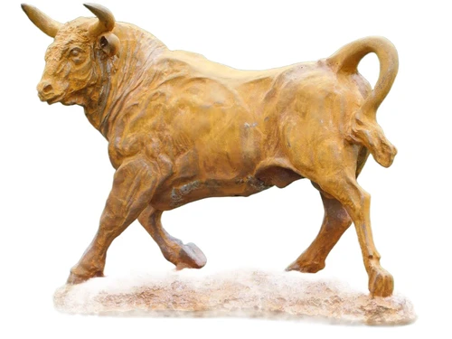 Statue Bull - Cast iron - Solid