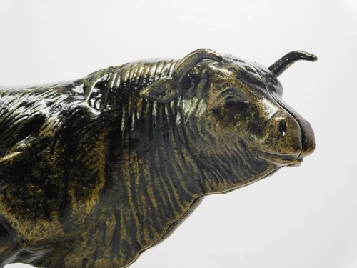 Statue Bull - Money box - 27 cm - Cast iron