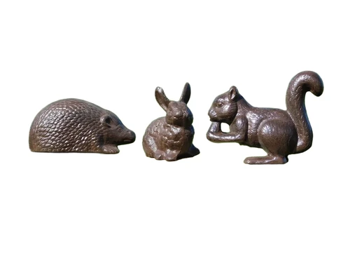 Figurine Rabbit - Brown - Cast iron