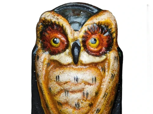 Bookends Owl - set of 2 - cast iron