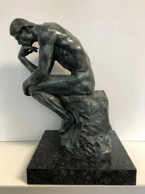 Bronze sculpture - The Thinker XL by Rodin