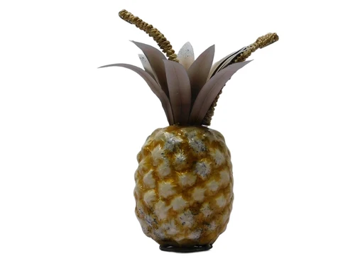 Deco pineapple - 27 cm - Metal