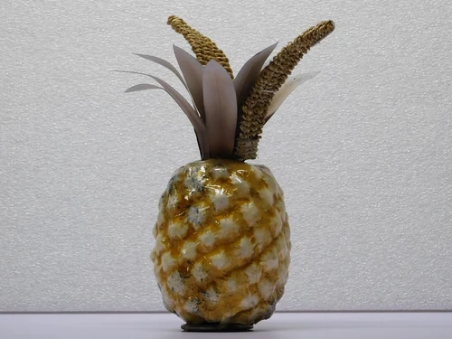 Deco pineapple - 27 cm - Metal